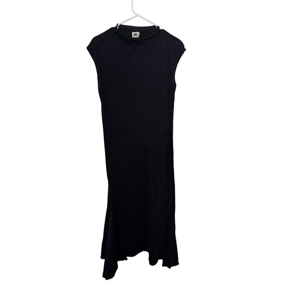 Bassike Black Sleeveless Maxi Dress
